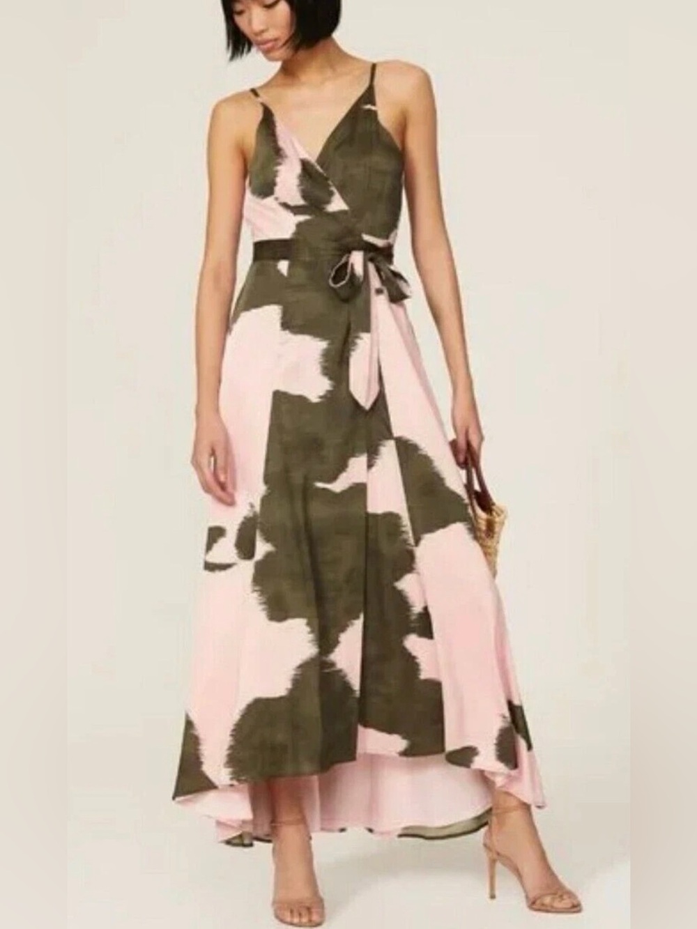 Anthropologie Hutch Leah Wrap Maxi Dress Sz XS